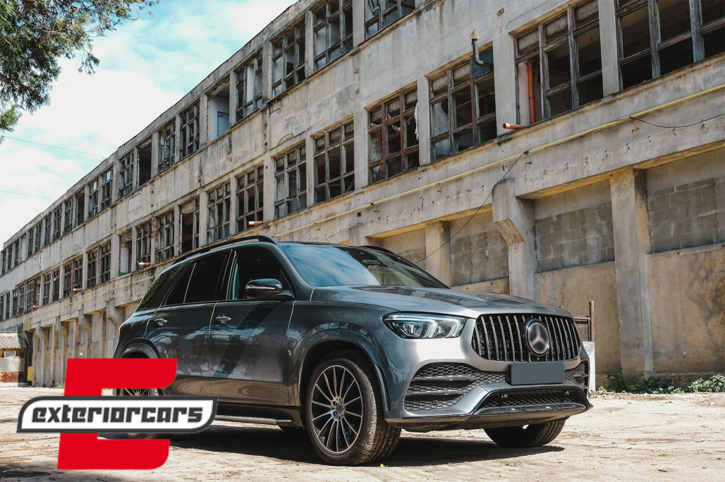 Prednja maska GT-R Panamericana dizajn (chrome) / Mercedes GLE SUV W167 V167 GLE Coupe C167 Sport paket (2019-2023) - Slika 9