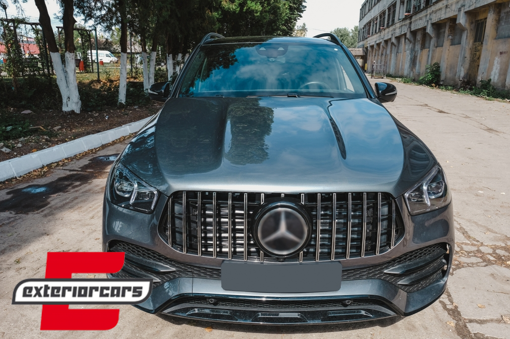 Prednja maska GT-R Panamericana dizajn (chrome) / Mercedes GLE SUV W167 V167 GLE Coupe C167 Sport paket (2019-2023) - Slika 10