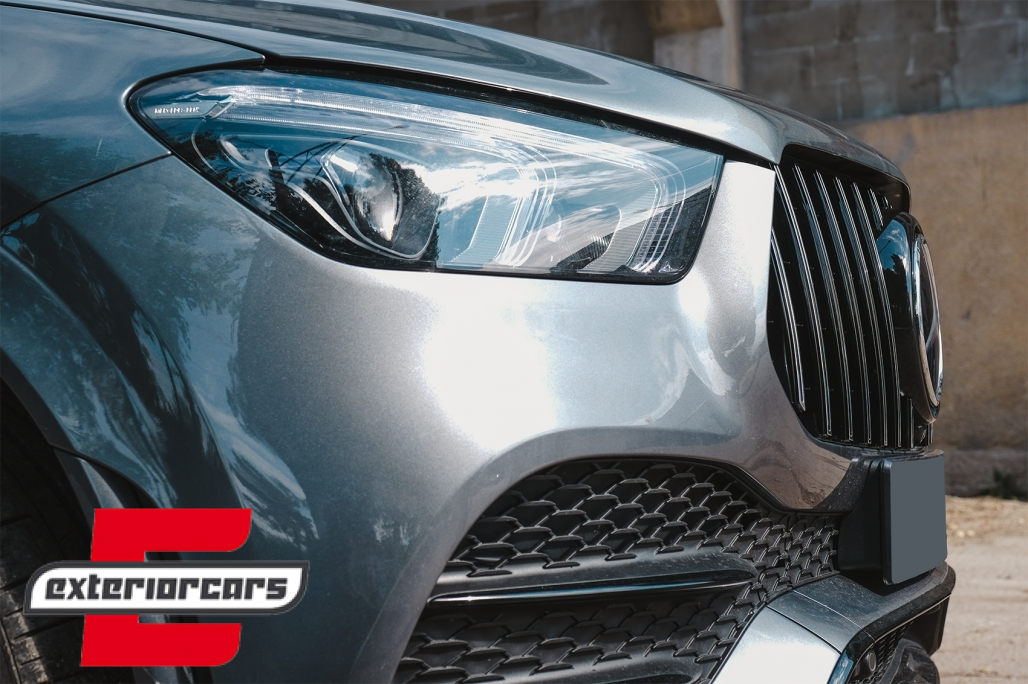 Prednja maska GT-R Panamericana dizajn (chrome) / Mercedes GLE SUV W167 V167 GLE Coupe C167 Sport paket (2019-2023) - Slika 12