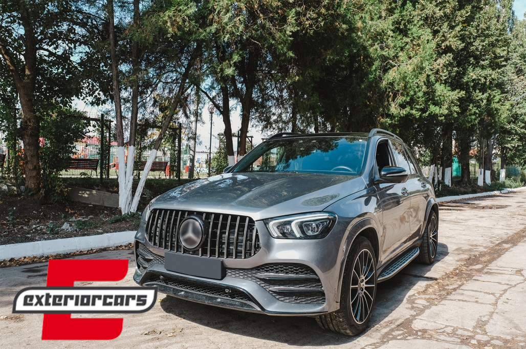 Prednja maska GT-R Panamericana dizajn (chrome) / Mercedes GLE SUV W167 V167 GLE Coupe C167 Sport paket (2019-2023) - Slika 5
