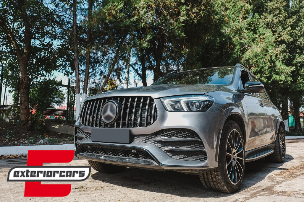 Prednja maska GT-R Panamericana dizajn (chrome) / Mercedes GLE SUV W167 V167 GLE Coupe C167 Sport paket (2019-2023) - Slika 6