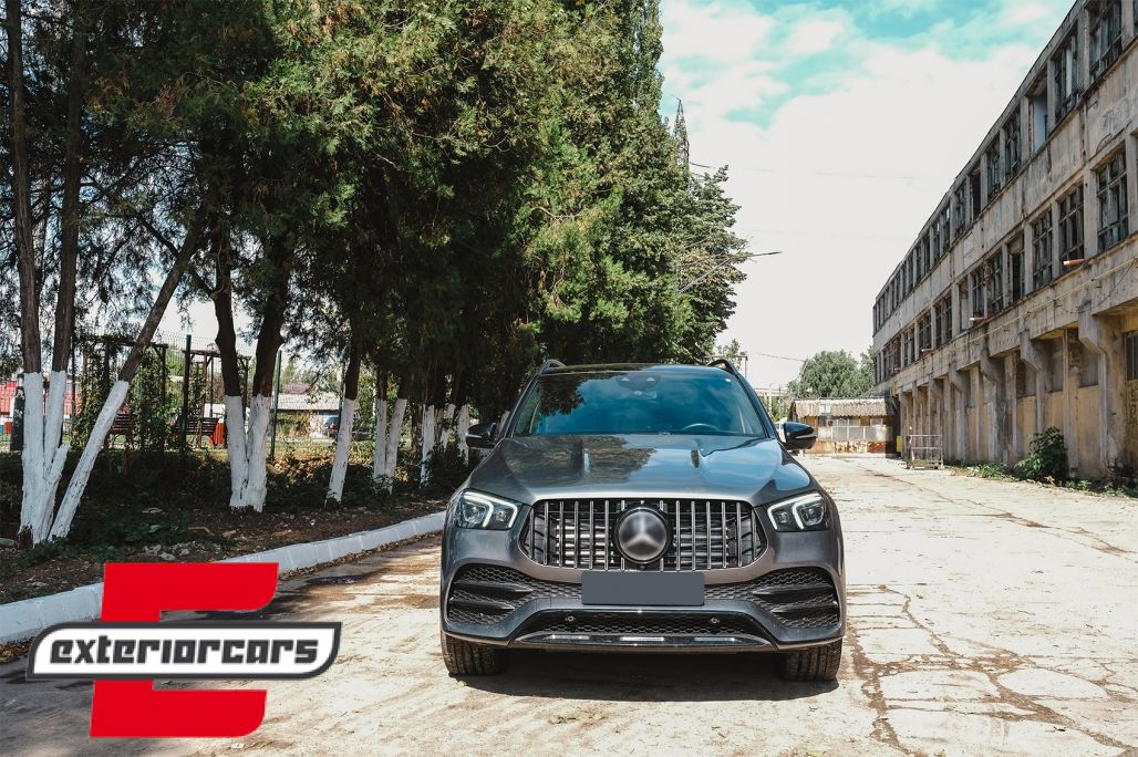 Prednja maska GT-R Panamericana dizajn (chrome) / Mercedes GLE SUV W167 V167 GLE Coupe C167 Sport paket (2019-2023) - Slika 7