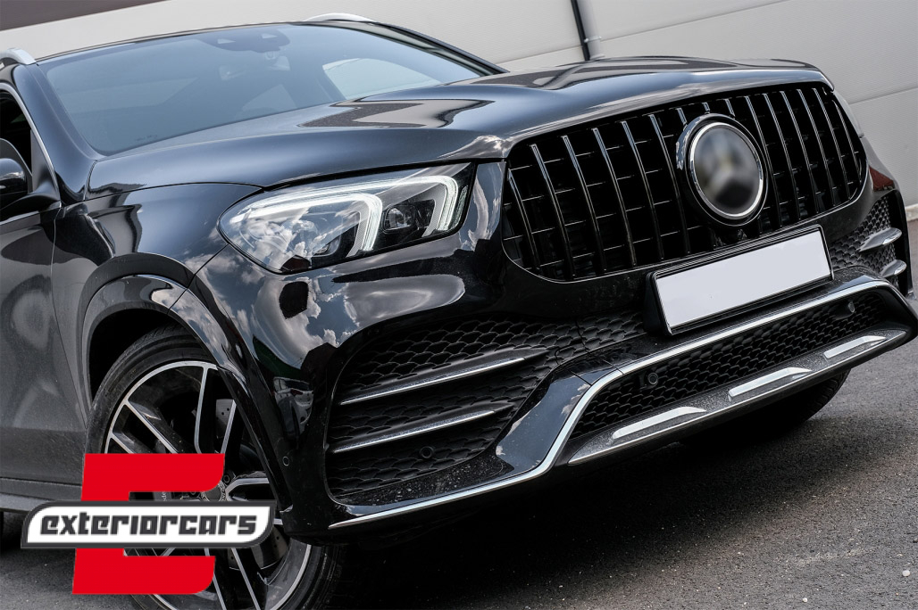 Prednja maska GT-R Panamericana dizajn (piano crna) / Mercedes GLE SUV W167 V167 GLE Coupe C167 Sport paket (2019-2023) - Slika 7