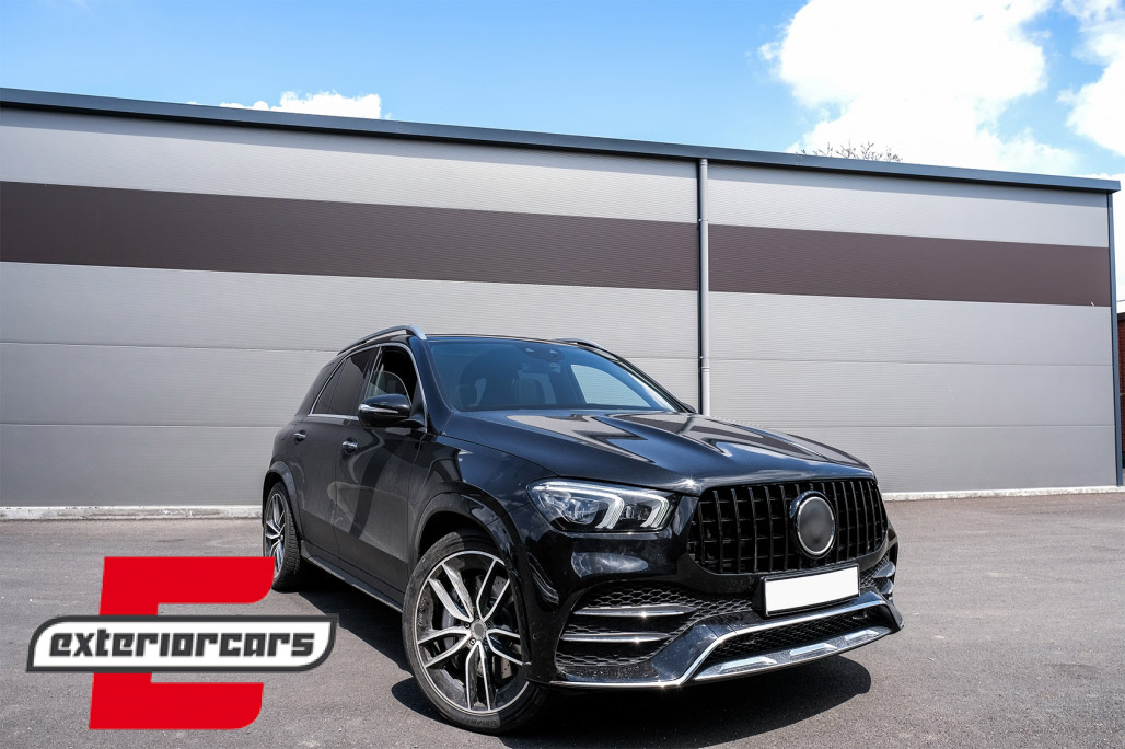 Prednja maska GT-R Panamericana dizajn (piano crna) / Mercedes GLE SUV W167 V167 GLE Coupe C167 Sport paket (2019-2023) - Slika 8