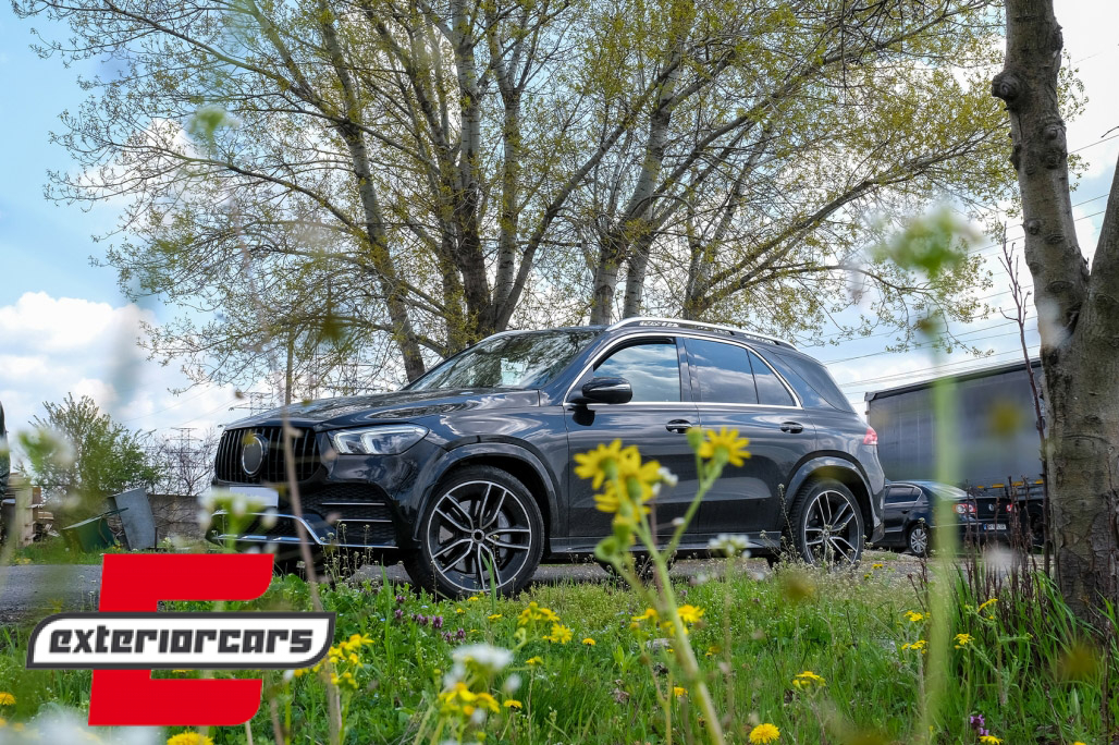 Prednja maska GT-R Panamericana dizajn (piano crna) / Mercedes GLE SUV W167 V167 GLE Coupe C167 Sport paket (2019-2023) - Slika 9