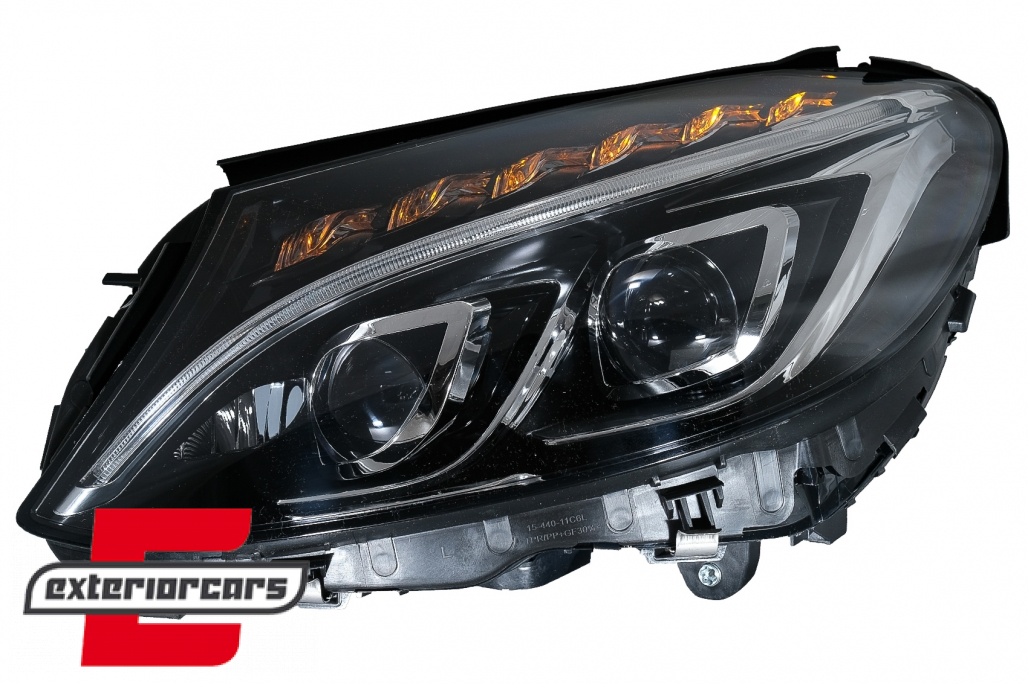 Prednja svjetla Xenon look (crna) / Mercedes C-klasa W205 S205 A205 C205 (2014-2018) - Slika 11