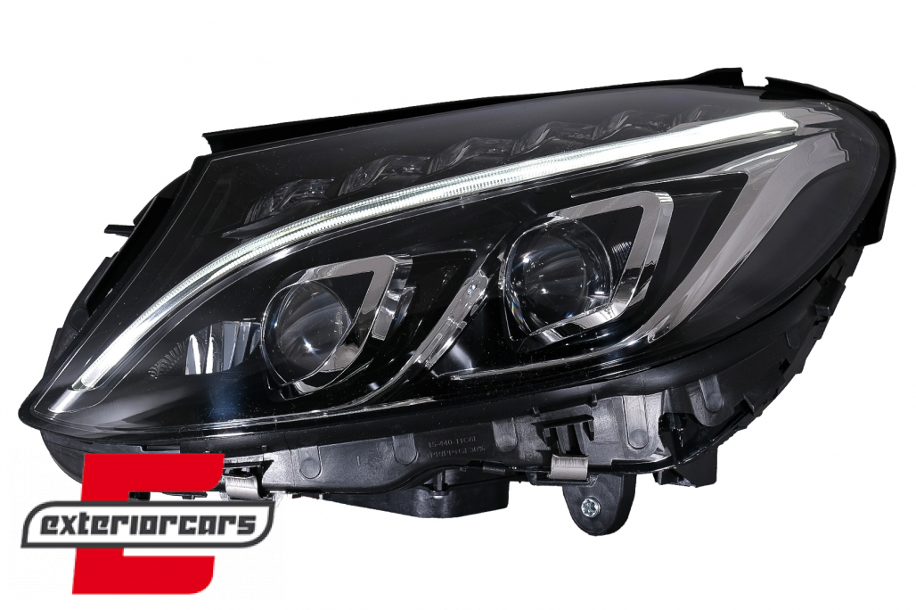 Prednja svjetla Xenon look (crna) / Mercedes C-klasa W205 S205 A205 C205 (2014-2018) - Slika 2
