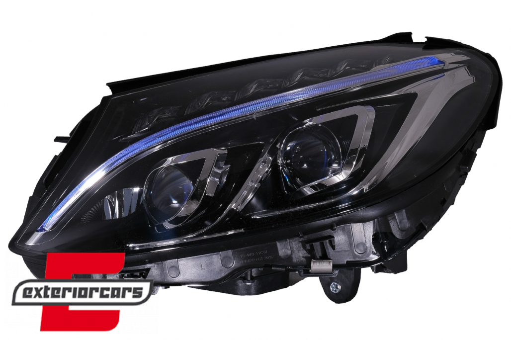 Prednja svjetla Xenon look (crna) / Mercedes C-klasa W205 S205 A205 C205 (2014-2018) - Slika 3