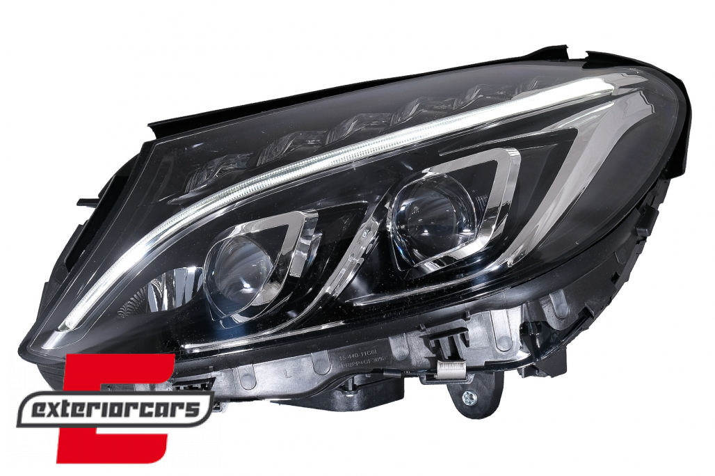 Prednja svjetla Xenon look (crna) / Mercedes C-klasa W205 S205 A205 C205 (2014-2018) - Slika 5