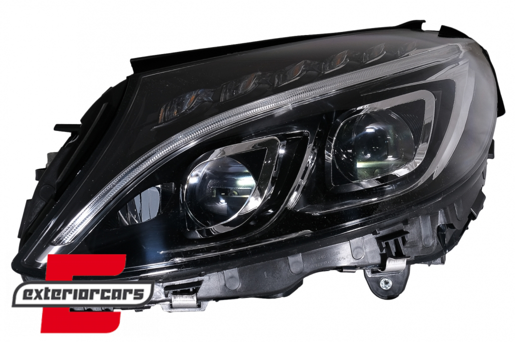 Prednja svjetla Xenon look (crna) / Mercedes C-klasa W205 S205 A205 C205 (2014-2018) - Slika 9
