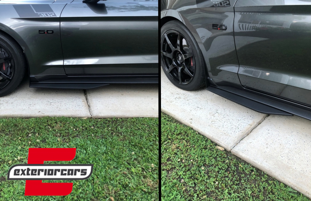 Nastavci pragova GT 500 dizajn (crna) / Ford Mustang Mk6 VI (2015-2020) - Slika 13