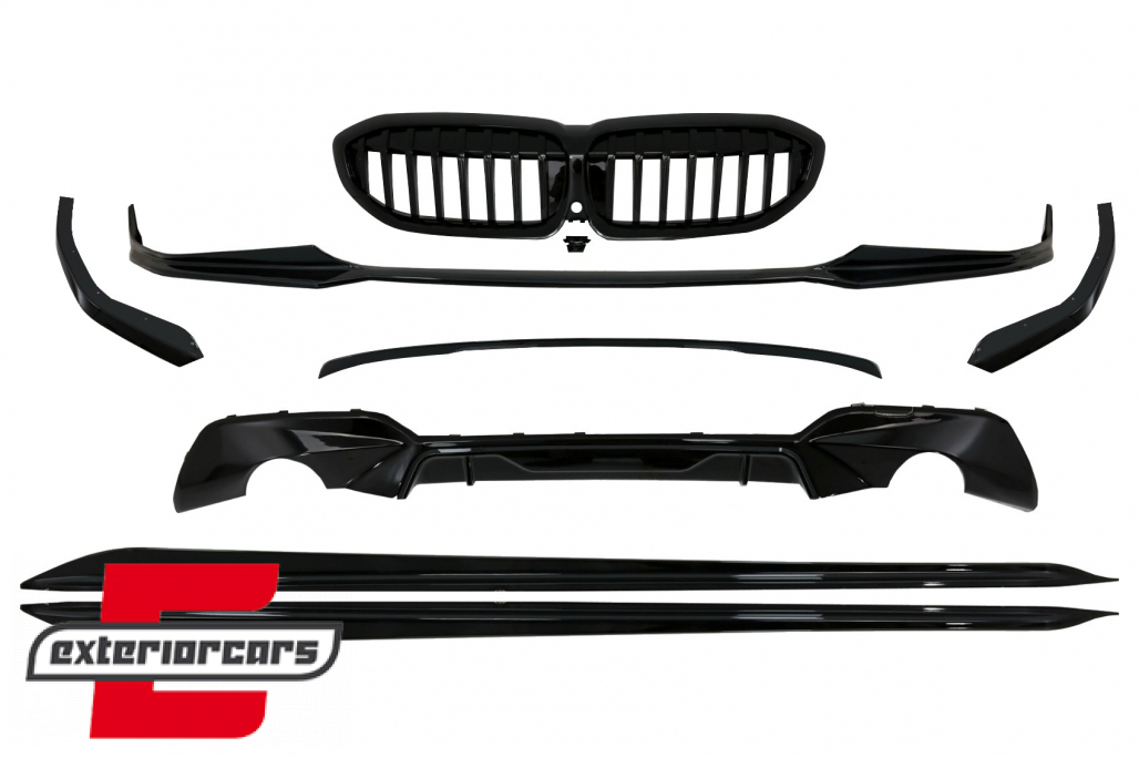 Bodykit nastavci M-Performance dizajn (piano crna) / BMW serije 3 G20 limuzina G21 karavan (2018-06.2022)