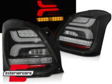 Full LED stražnja svjetla SEQ žmigavci (crna) / Suzuki Swift VI (2017-2023)