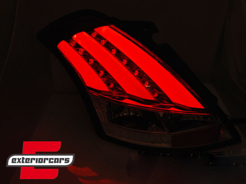 LED stražnja svjetla LightBar (crvena/smoke) / Suzuki Swift V (2010-2017) - Slika 2