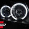 Prednja svjetla CCFL Angel Eyes (crna) - Slika 2