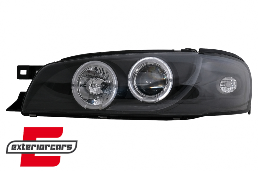 Prednja svjetla Angel Eyes (crna) / Subaru Impreza I GM, GC, GF (05.1993-2000) - Slika 2