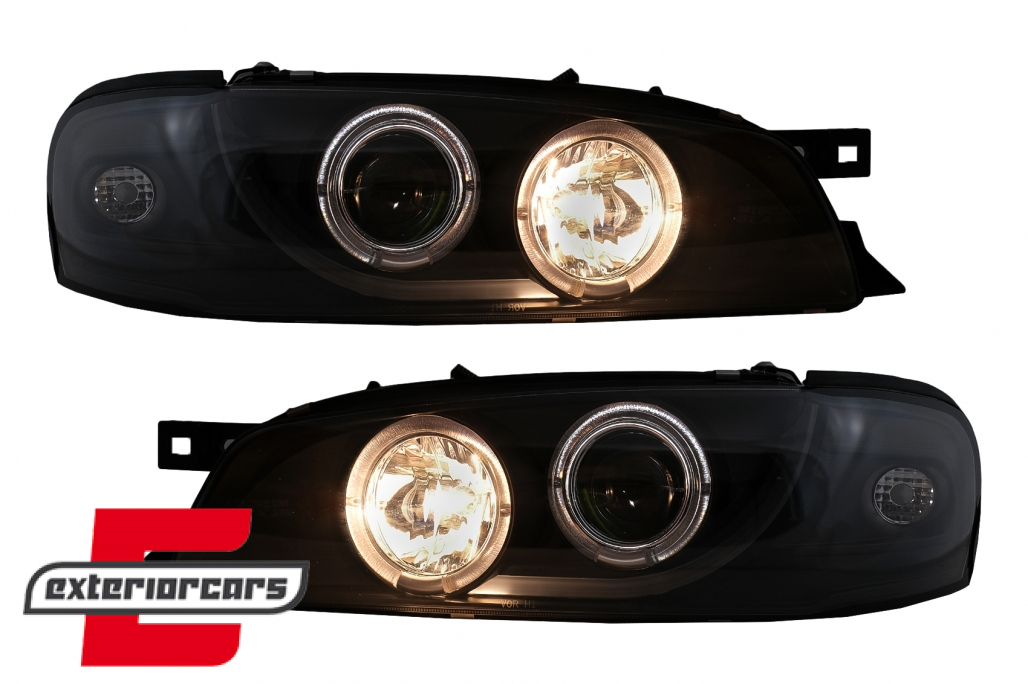 Prednja svjetla Angel Eyes (crna) / Subaru Impreza I GM, GC, GF (05.1993-2000) - Slika 12
