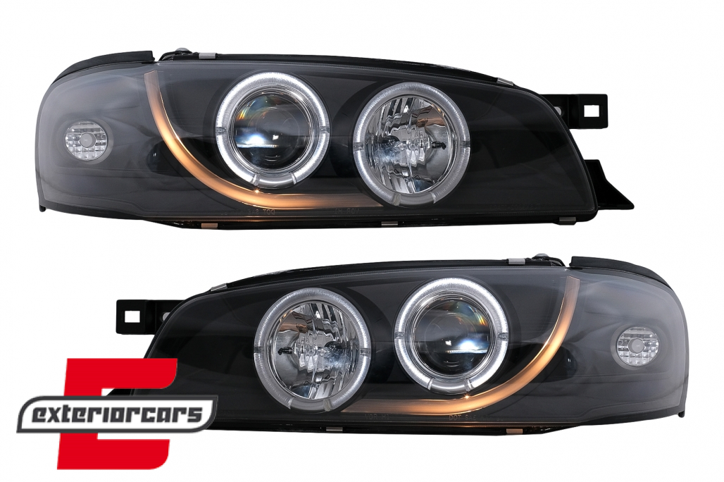 Prednja svjetla Angel Eyes (crna) / Subaru Impreza I GM, GC, GF (05.1993-2000) - Slika 4
