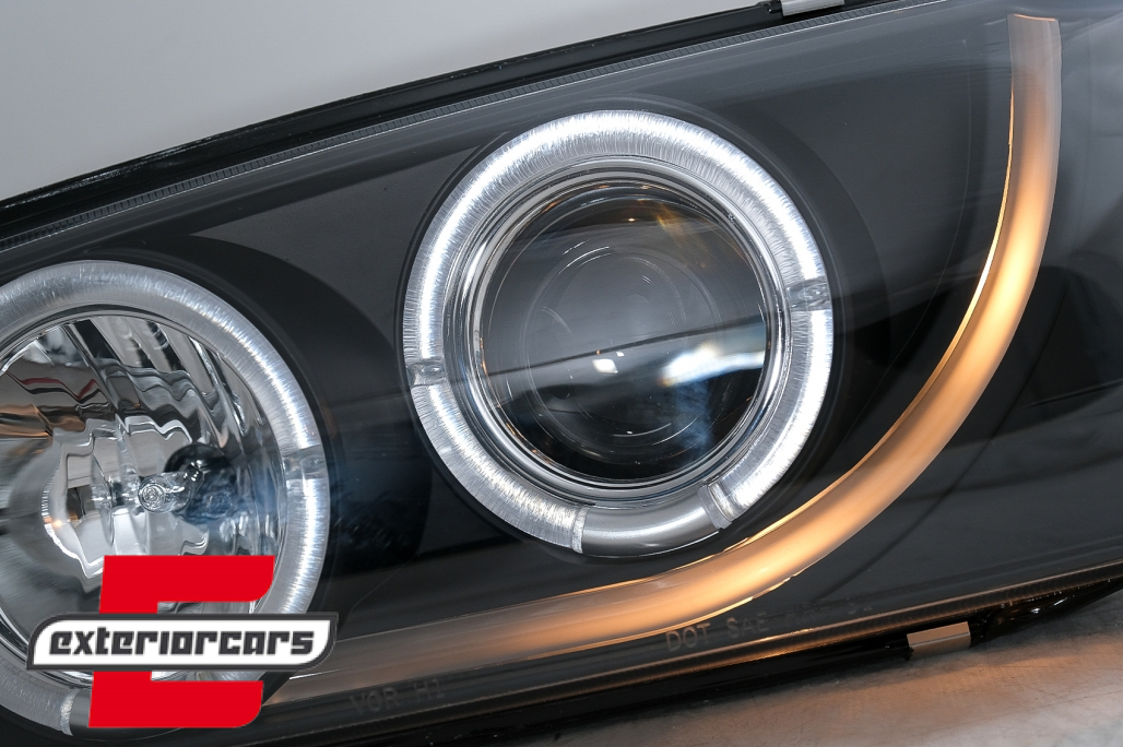 Prednja svjetla Angel Eyes (crna) / Subaru Impreza I GM, GC, GF (05.1993-2000) - Slika 5