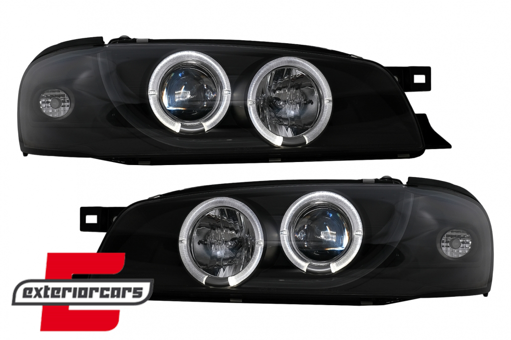 Prednja svjetla Angel Eyes (crna) / Subaru Impreza I GM, GC, GF (05.1993-2000) - Slika 7