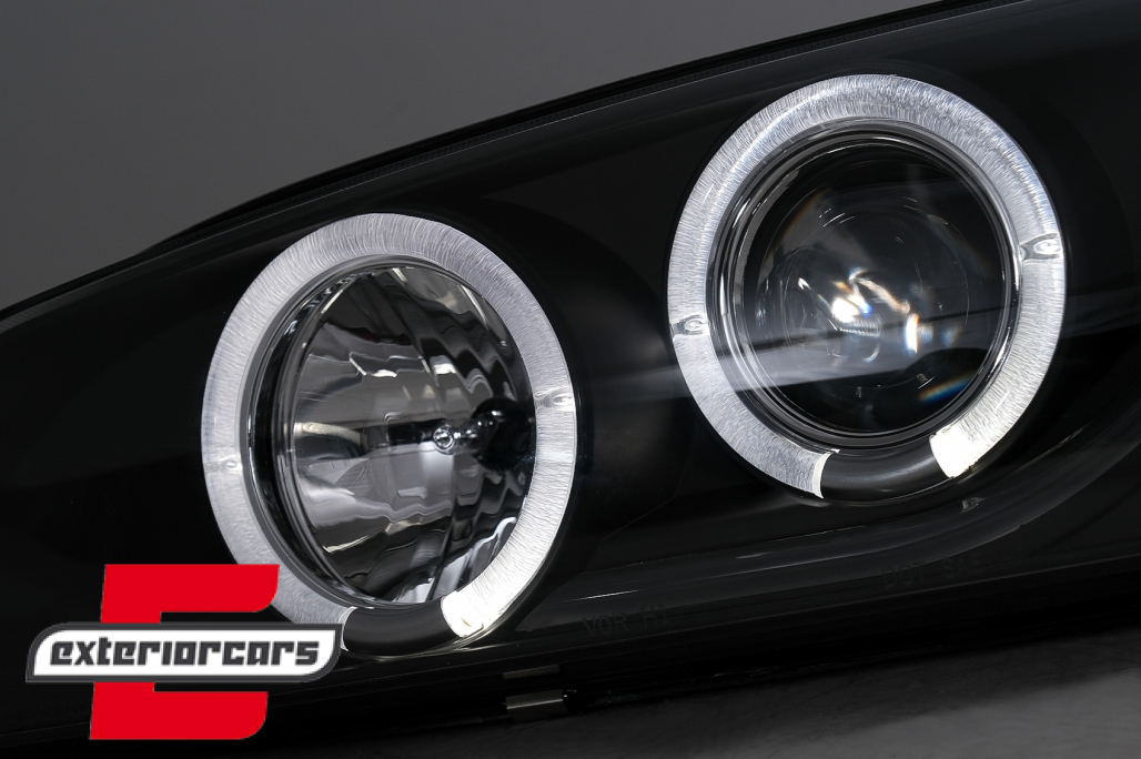 Prednja svjetla Angel Eyes (crna) / Subaru Impreza I GM, GC, GF (05.1993-2000) - Slika 8