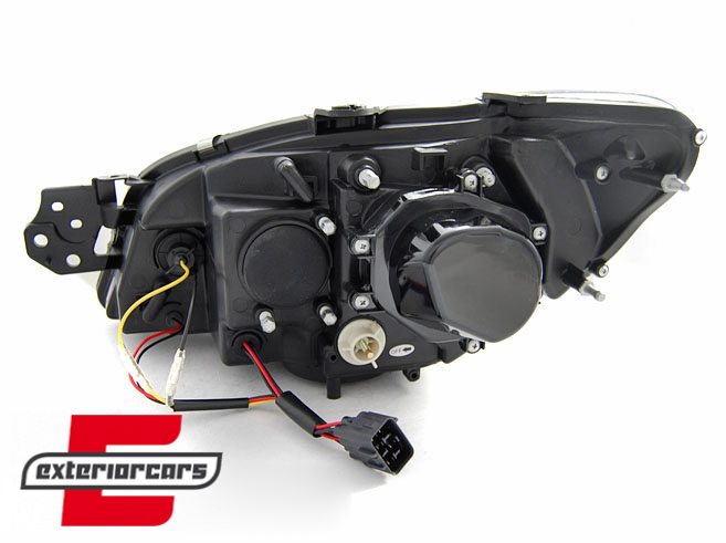 Prednja svjetla LED TubeLight Xenon (crna) / Subaru Impreza II GD (2007-2012) - Slika 3