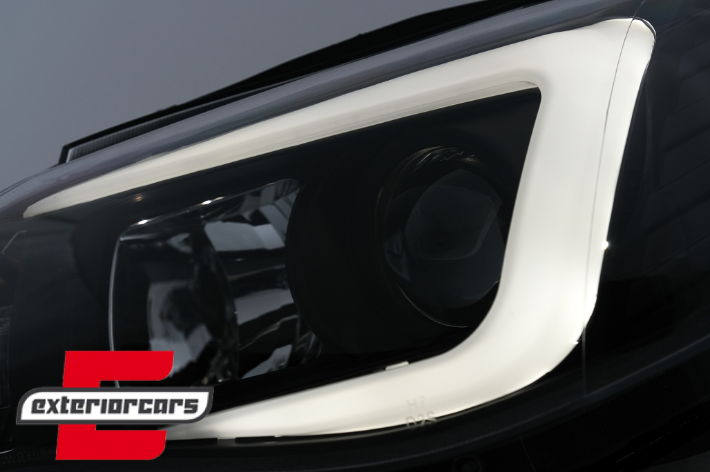 Prednja svjetla LED TubeLight (crna) / Subaru Impreza II GD (2007-2012) - Slika 4