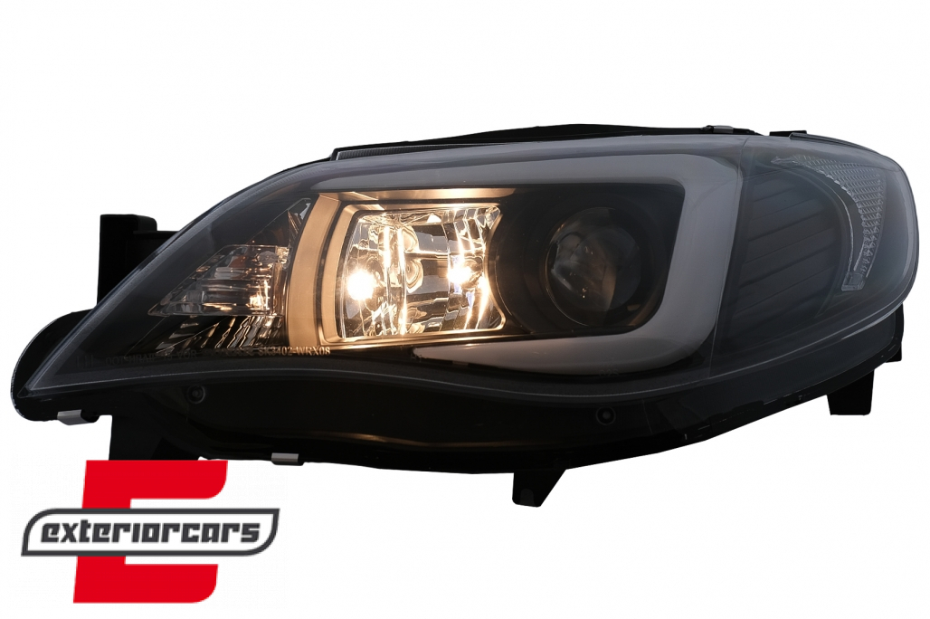 Prednja svjetla LED TubeLight (crna) / Subaru Impreza II GD (2007-2012) - Slika 8