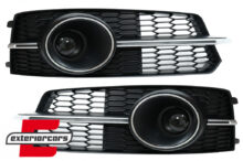 Bočne mrežice ACC poklopci (chrome) / Audi A6 C7 4G S Line Facelift (2015-2018)
