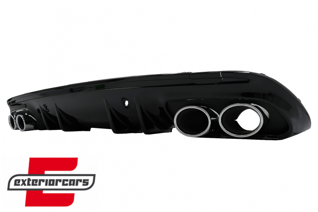 Difuzor zraka & nastavci auspuha C43 AMG dizajn / Mercedes C-klasa W205 S205 Sport Line (2014-2020) - Slika 3