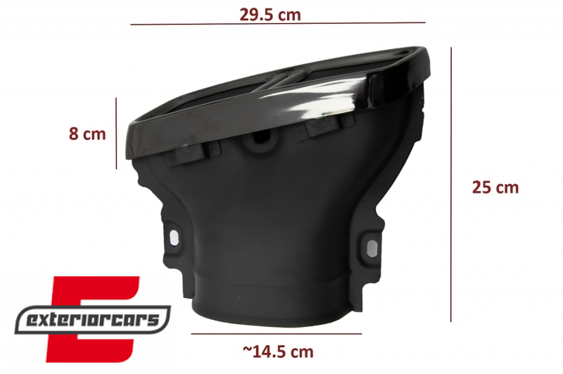 Difuzor zraka & nastavci auspuha E63s AMG dizajn Night paket / Mercedes E-klasa W213 Sport Line (2016-2019) - Slika 9