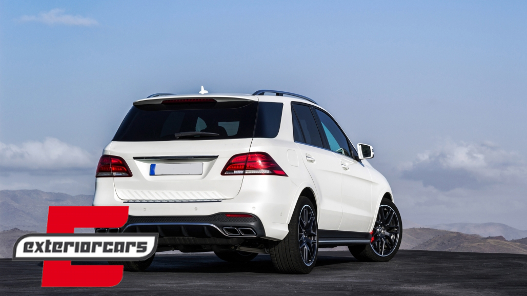 Difuzor zraka & nastavci auspuha GLE63 AMG dizajn (chrome) / Mercedes GLE W166 SUV Sport Line (2015-2018) - Slika 12