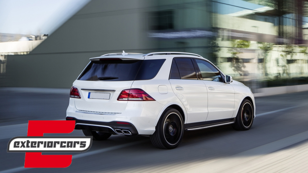 Difuzor zraka & nastavci auspuha GLE63 AMG dizajn (chrome) / Mercedes GLE W166 SUV Sport Line (2015-2018) - Slika 13