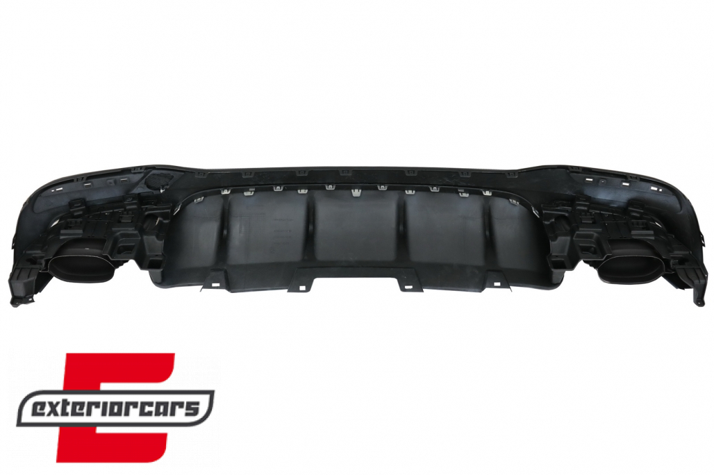 Difuzor zraka & nastavci auspuha GLE63 AMG dizajn (chrome) / Mercedes GLE W166 SUV Sport Line (2015-2018) - Slika 4