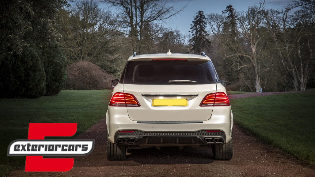 Difuzor zraka & nastavci auspuha GLE63 AMG dizajn (Night paket) / Mercedes GLE W166 SUV Sport Line (2015-2018) - Slika 12