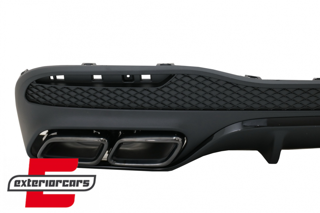 Difuzor zraka & nastavci auspuha GLE63 AMG dizajn (Night paket) / Mercedes GLE W166 SUV Sport Line (2015-2018) - Slika 2