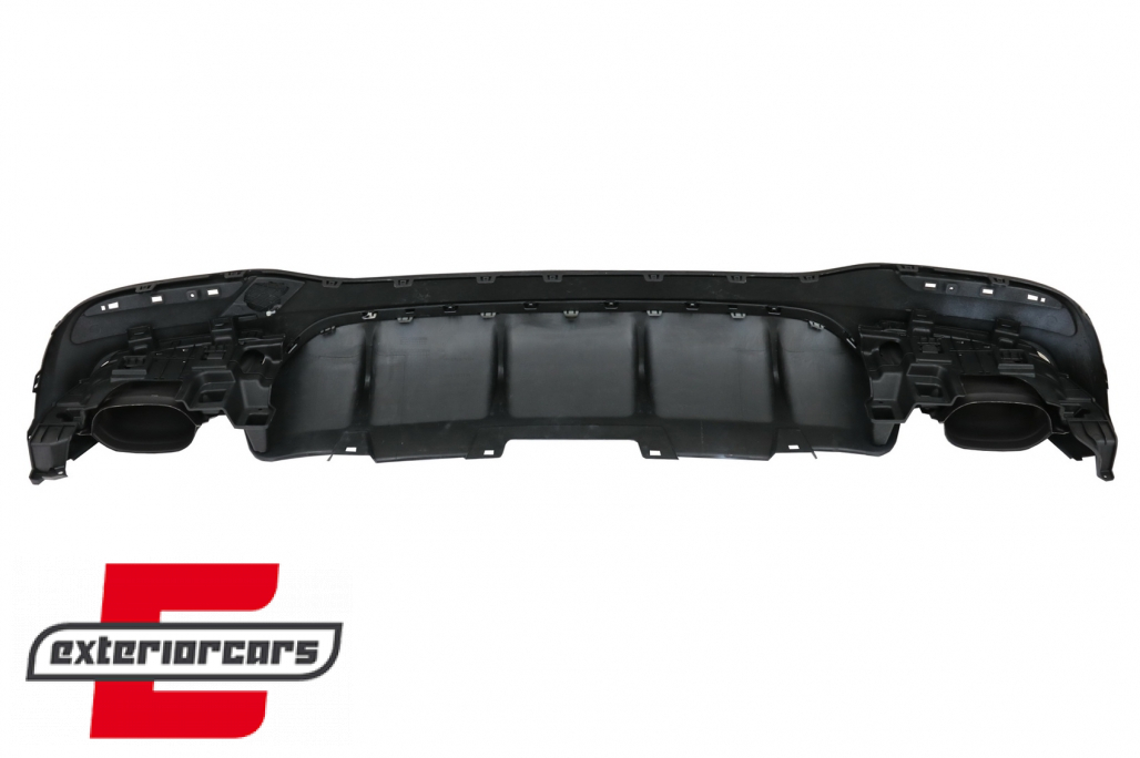 Difuzor zraka & nastavci auspuha GLE63 AMG dizajn (Night paket) / Mercedes GLE W166 SUV Sport Line (2015-2018) - Slika 4