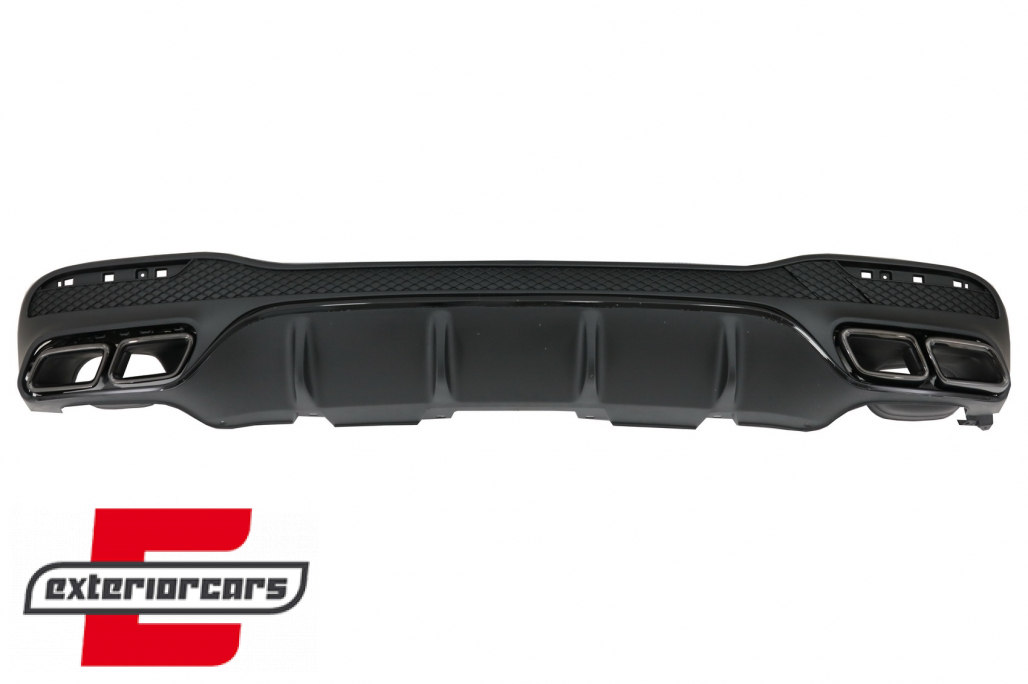 Difuzor zraka & nastavci auspuha GLE63 AMG dizajn (Night paket) / Mercedes GLE W166 SUV Sport Line (2015-2018) - Slika 6