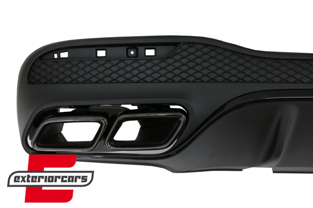 Difuzor zraka & nastavci auspuha GLE63 AMG dizajn (Night paket) / Mercedes GLE W166 SUV Sport Line (2015-2018) - Slika 7