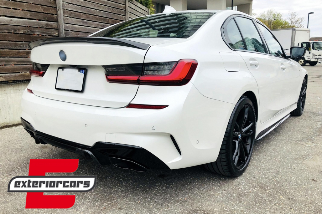 Difuzor zraka & nastavci auspuha M340i M look (crna) / BMW serije 3 G20 G28 limuzina G21 karavan (2018-06.2022) - Slika 17