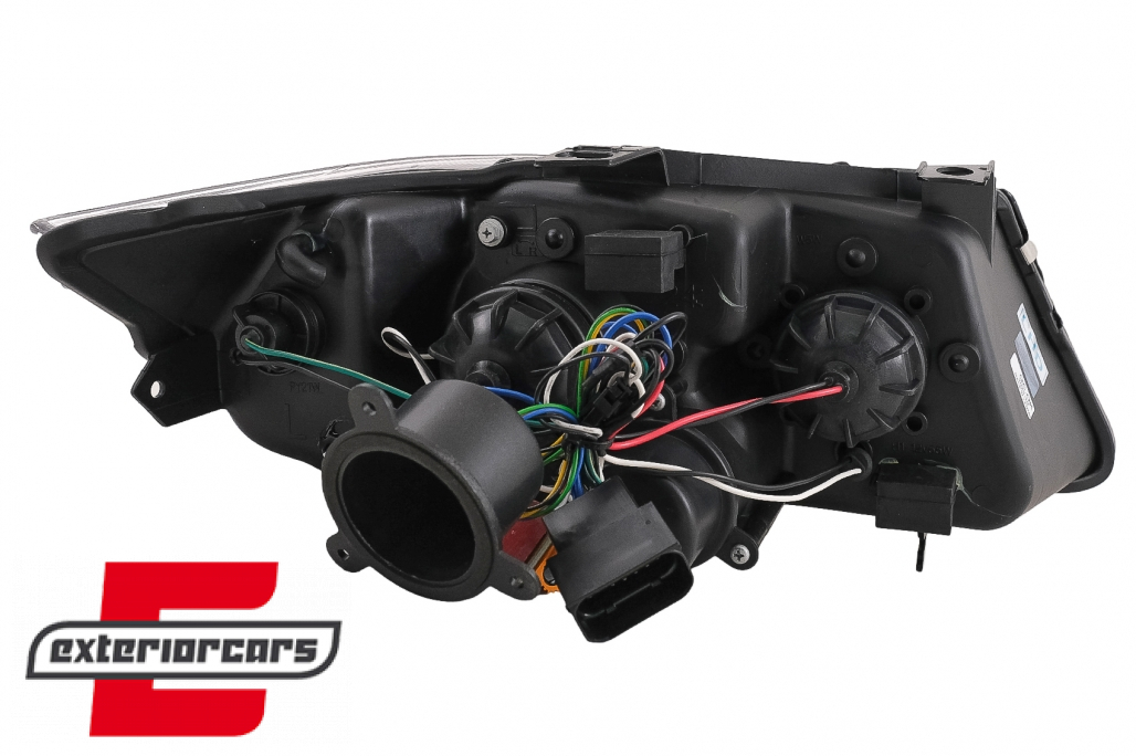 Prednja svjetla 3D LED Angel Eyes LED žmigavci (crna) / BMW serije 3 E90 limuzina E91 karavan (03.2005-08.2008) - Slika 19