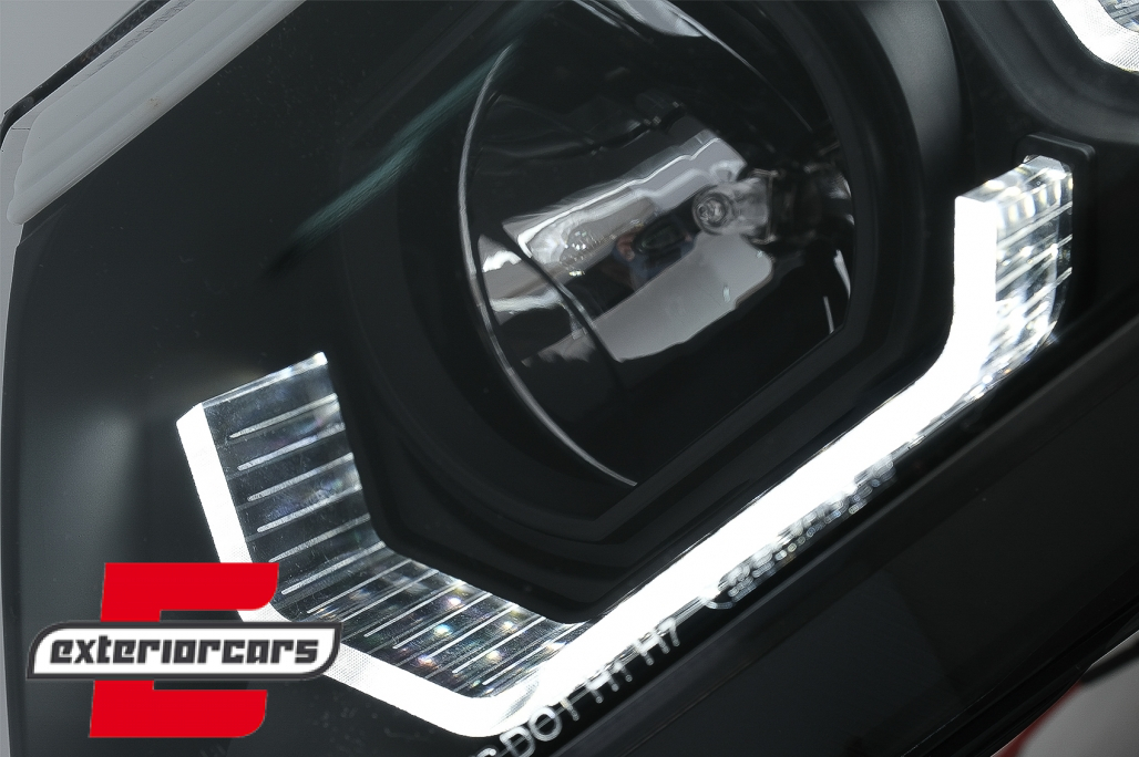 Prednja svjetla 3D LED Angel Eyes LED žmigavci (crna) / BMW serije 3 E90 limuzina E91 karavan (03.2005-08.2008) - Slika 8