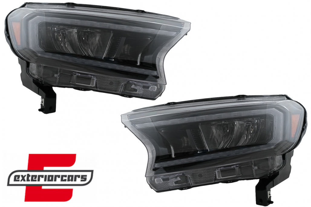 Full LED prednja svjetla LightBar SEQ žmigavci (crna) / Ford Ranger (2015-2022) - Slika 14