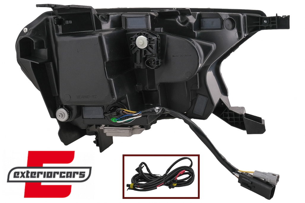 Full LED prednja svjetla LightBar SEQ žmigavci (crna) / Ford Ranger (2015-2022) - Slika 16
