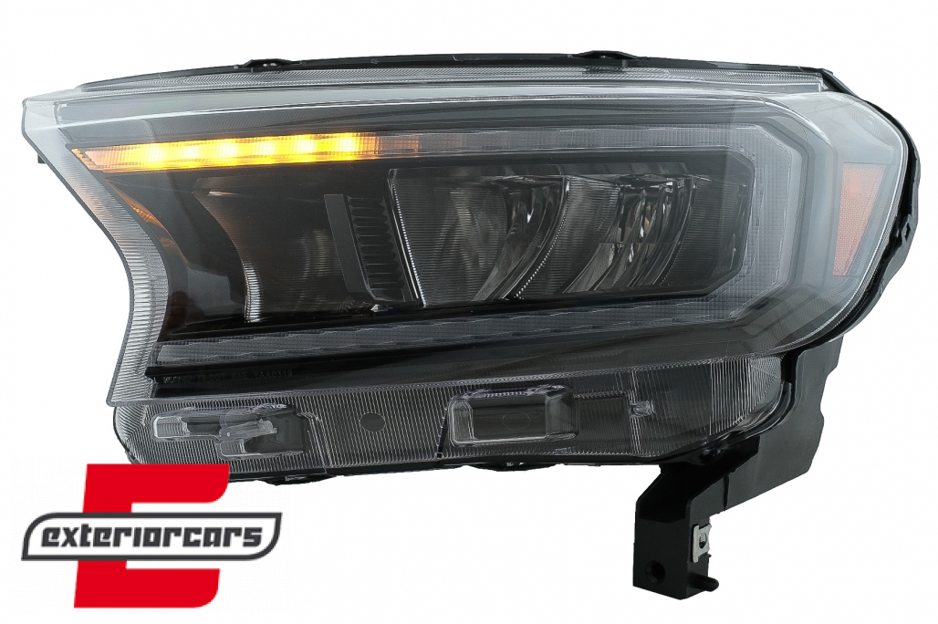 Full LED prednja svjetla LightBar SEQ žmigavci (crna) / Ford Ranger (2015-2022) - Slika 8