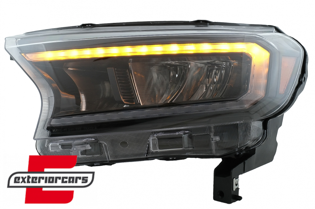 Full LED prednja svjetla LightBar SEQ žmigavci (crna) / Ford Ranger (2015-2022) - Slika 10