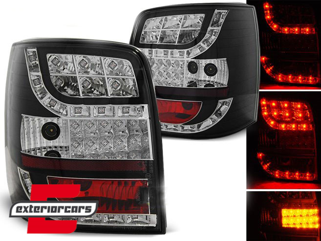LED stražnja svjetla LED žmigavci (crna) / Volkswagen Passat B5 3BG (2000-2004)