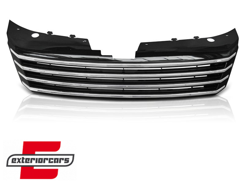 Prednja maska bez znaka (chrome/crna) / VW Passat B7 (2010-2014) - Slika 2