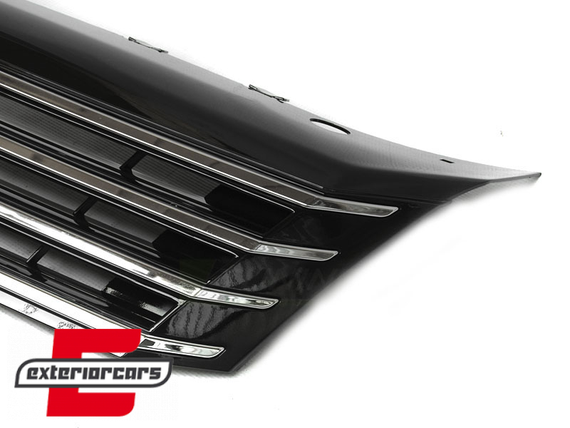 Prednja maska bez znaka (chrome/crna) / VW Passat B7 (2010-2014) - Slika 3