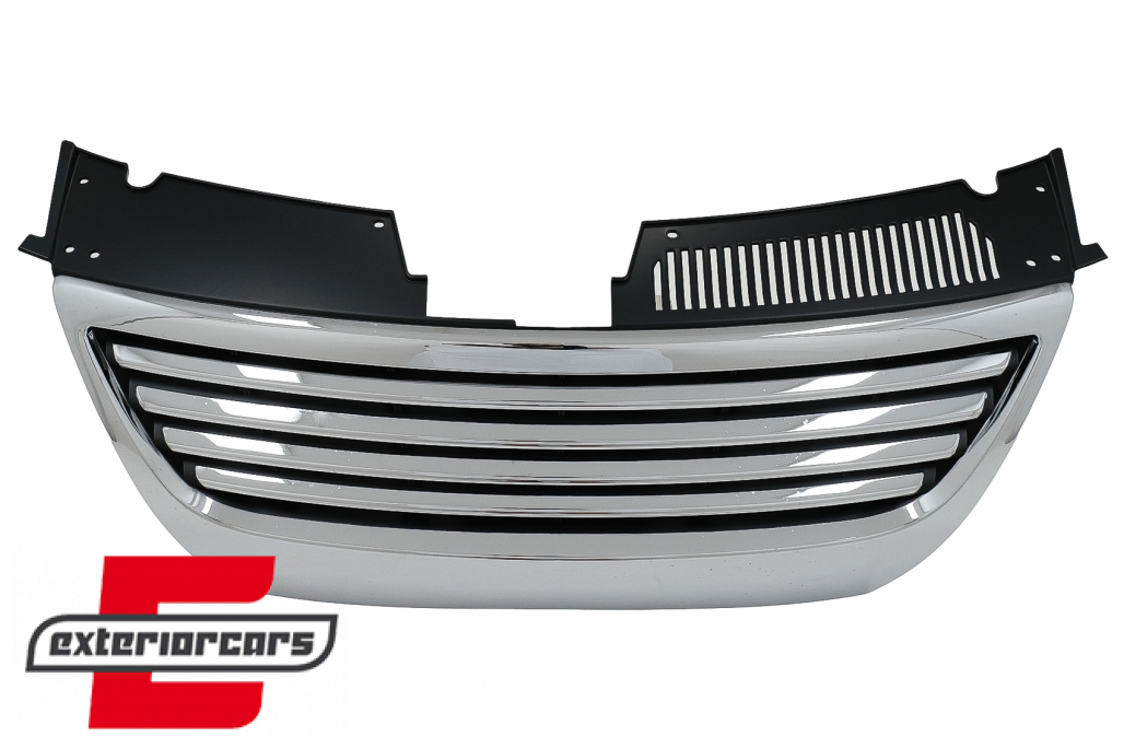 Prednja maska bez znaka (chrome/crna) / VW Passat B6 3C (2005-2010) - Slika 2